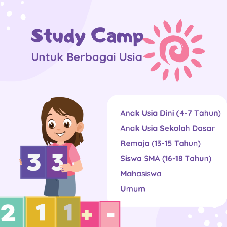 Study Camp untuk Berbagai Kelompok Usia